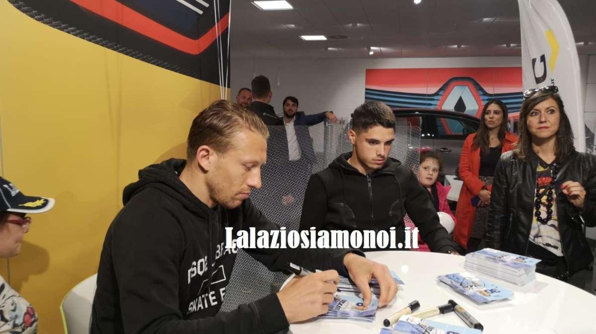 Lazio, alla Renault Leiva, Patric e Neto incontrano i tifosi - FT&VD