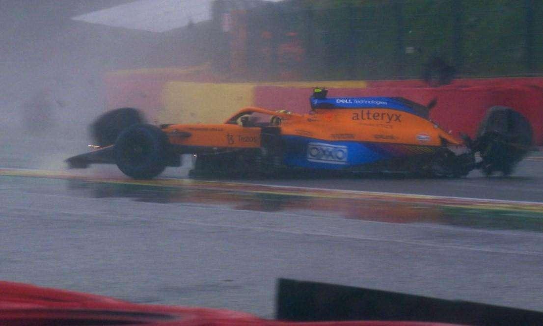 F1 | Spa, Norris trasportato in ospedale: il comunicato della McLaren