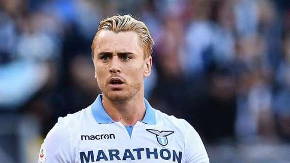 Lazio, Patric lavora in piscina: "Concentrato, voglio recuperare per la finale di Coppa Italia"