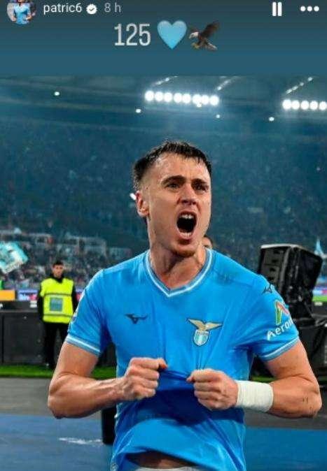 Lazio, il messaggio d'amore di Patric: "Ti entra dentro e ti cattura..."