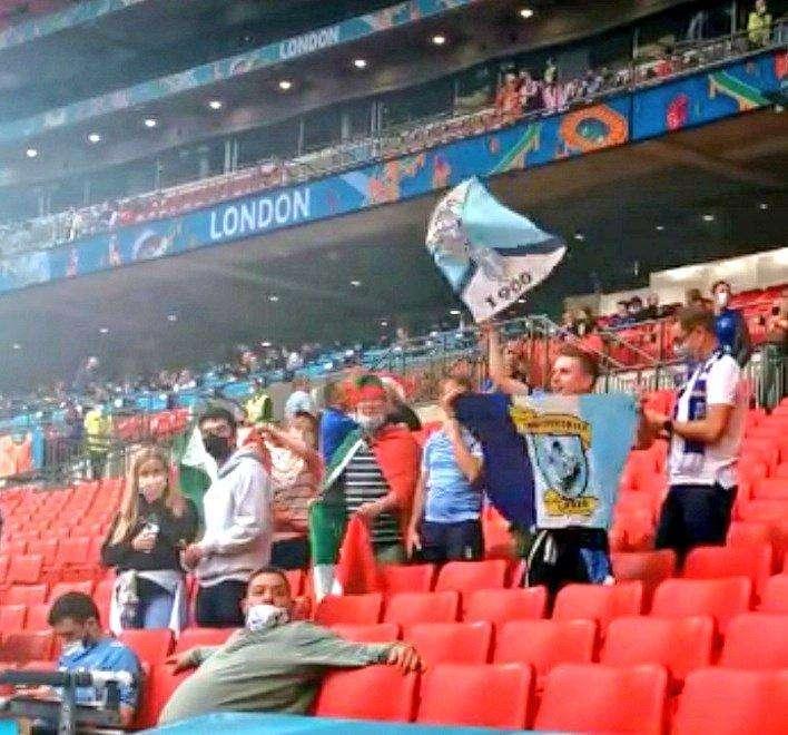 Italia - Austria, non solo in campo: a Wembley c'è Lazio anche sugli spalti - FOTO 