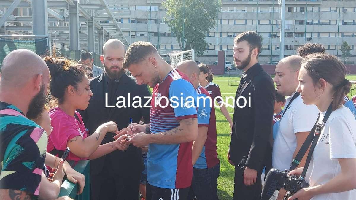 Lazio, Immobile a Corviale: poi la battuta su Milinkovic… - FOTO