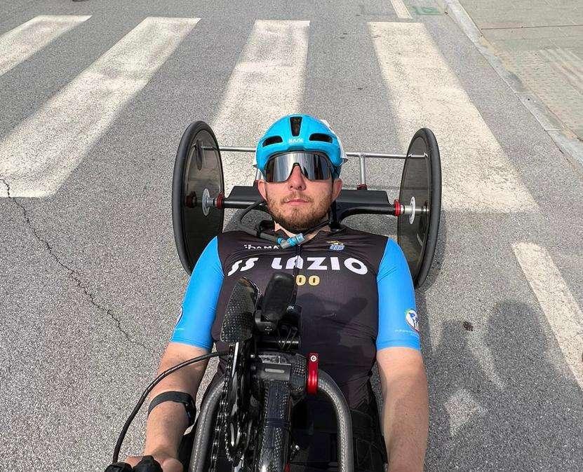 Lazio Handbike, Simeoni: “Tutto per questi colori. Vi racconto la mia storia” - FOTO