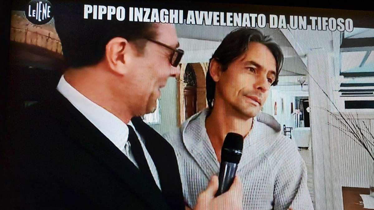 Pippo Inzaghi avvelenato da un tifoso: il tecnico vittima dello scherzo delle 'Iene' - VIDEO