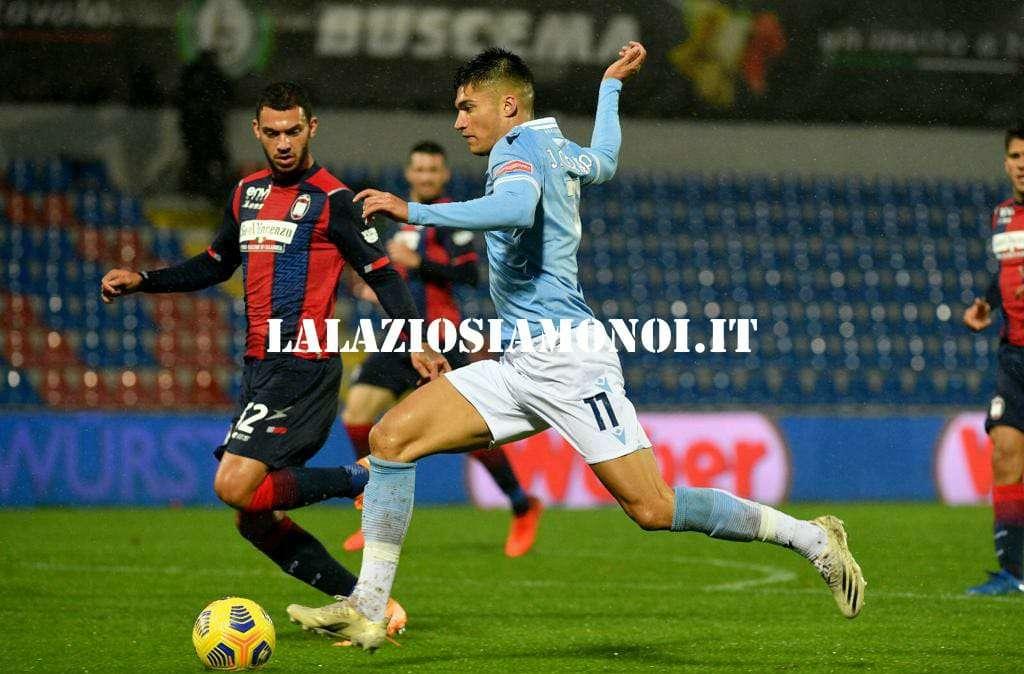 Crotone - Lazio, la partita di Correa: che precisione nei tiri