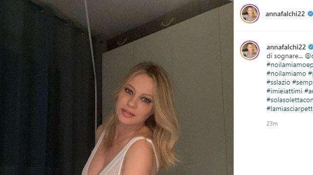 Lazio, il messaggio di Anna Falchi: "Non roviniamo quanto fatto finora"