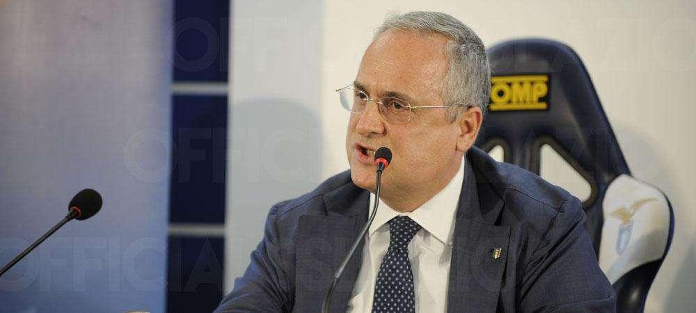 Lazio, Lotito: "Siamo una Ferrari che viaggia a velocità ridotta, ma serve rispetto". E sul mercato...