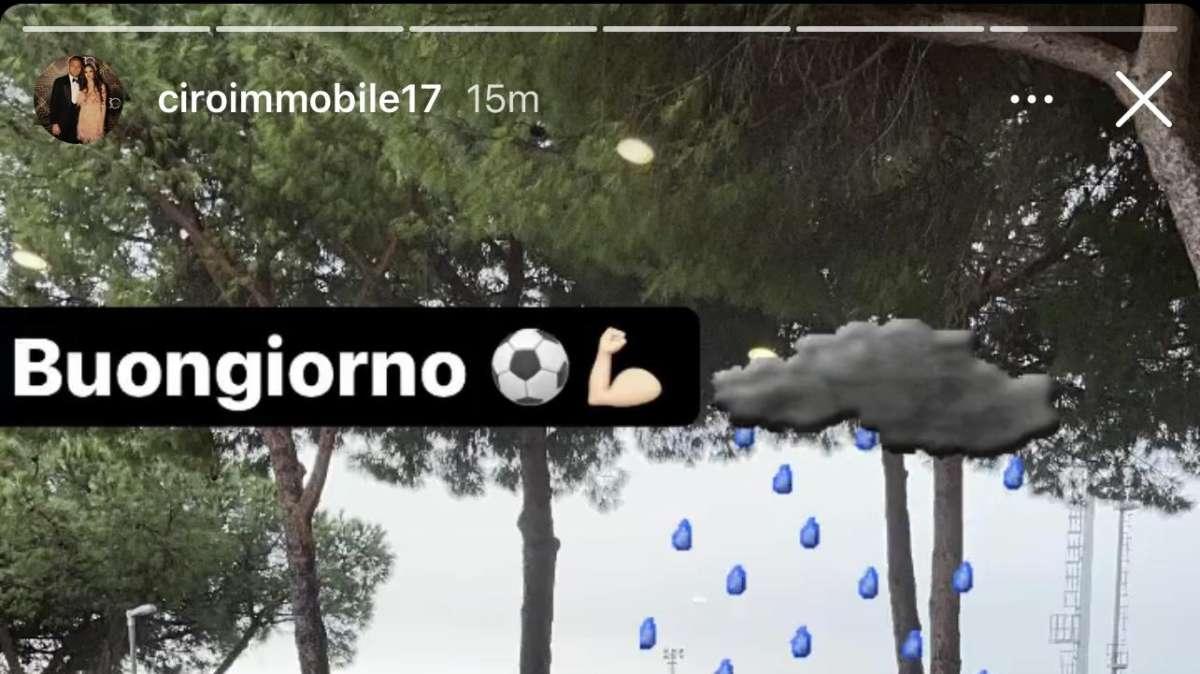 Lazio, il buongiorno di Immobile a Formello. E i tifosi sui social...