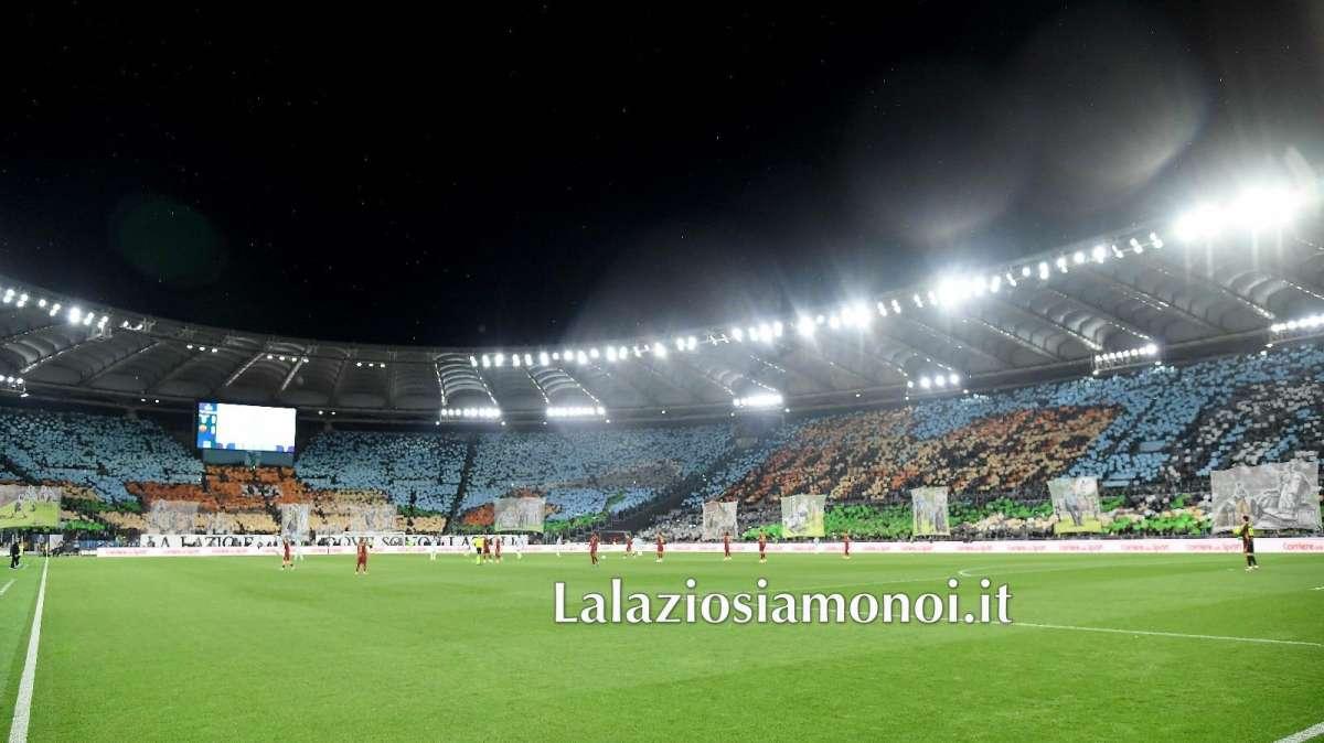 Lazio - Roma, i dettagli della coreografia della Nord - FOTO