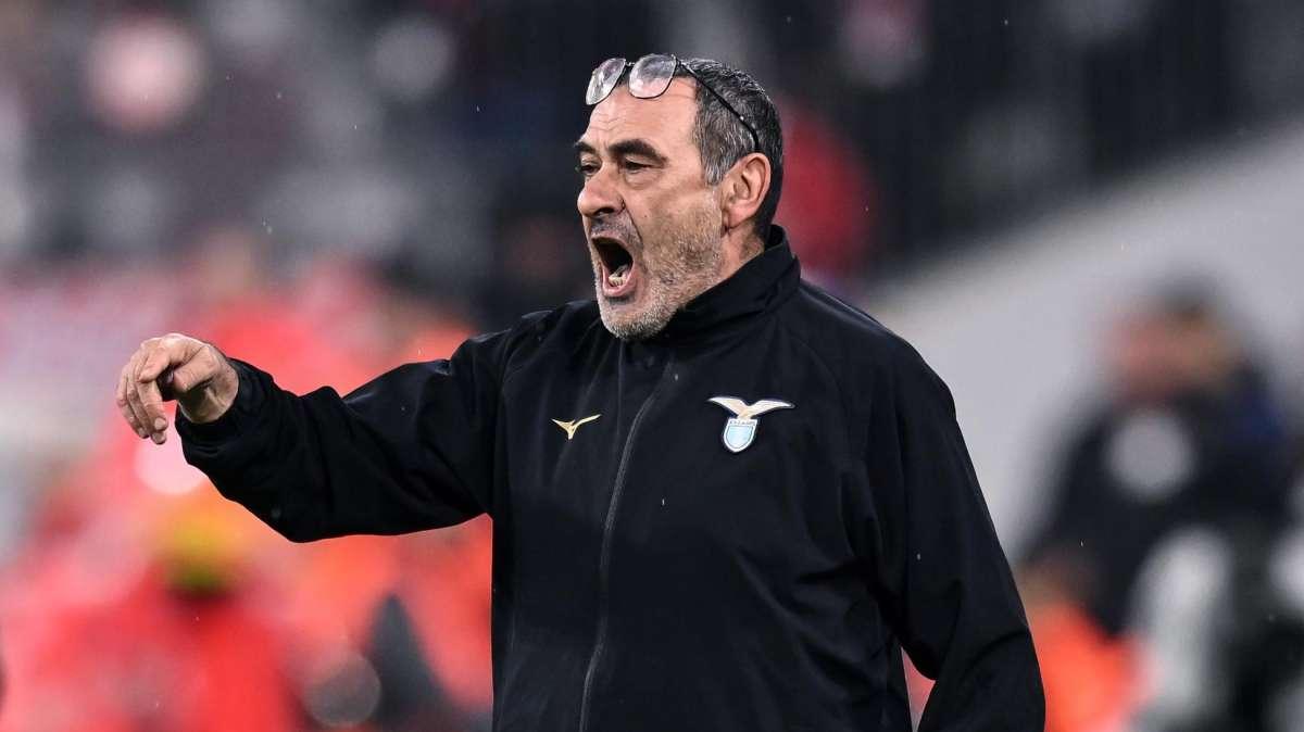 Lazio, Sarri a Sky: "Non cambio modulo. Percorso in Champions positivo"
