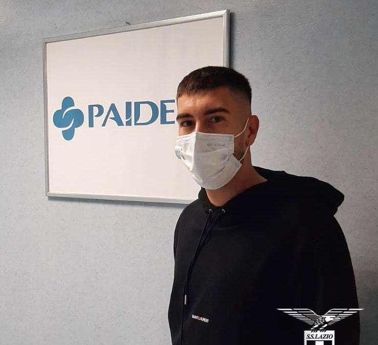 Lazio, Zaccagni in Paideia: controlli medici per l'esterno - FOTO