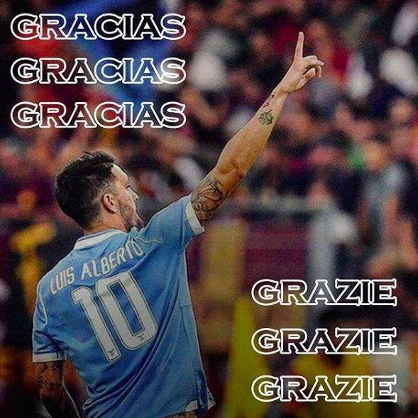 Lazio, Luis Alberto sui social: "Grazie di cuore a tutti per gli auguri" - FOTO