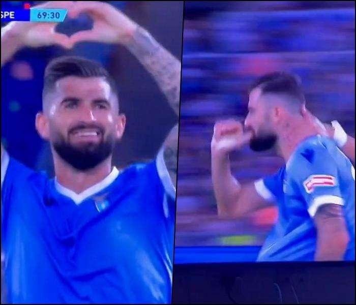 Lazio - Spezia, fiocco rosa a breve in casa Hysaj: l'annuncio tramite l'esultanza! - VIDEO