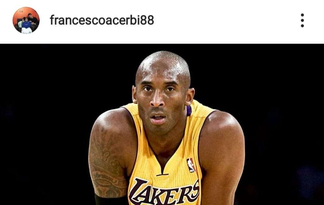 Lazio, Acerbi e Immobile ricordano Kobe Bryant: "Ciao Leggenda"