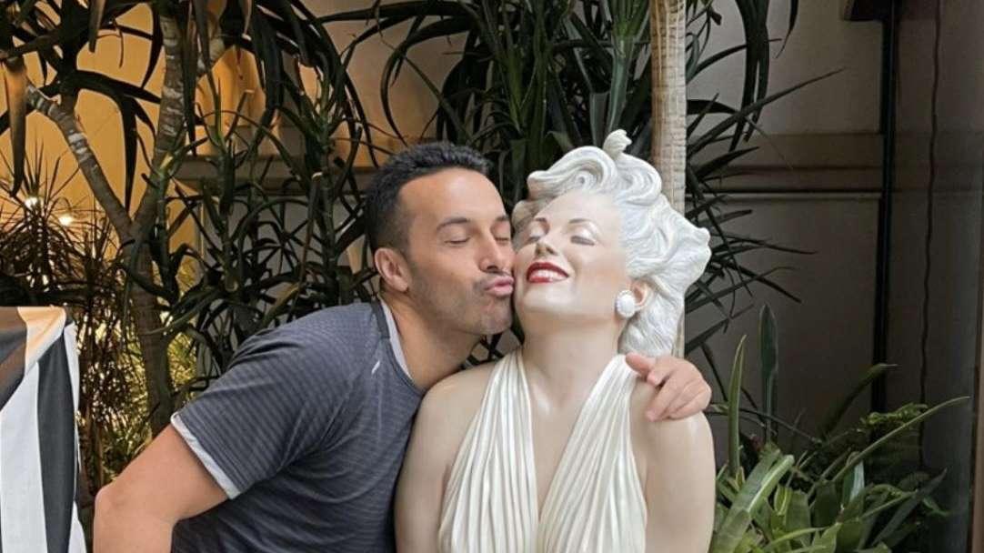 Lazio, vacanze americane per Pedro: gli scatti da Hollywood - FOTO