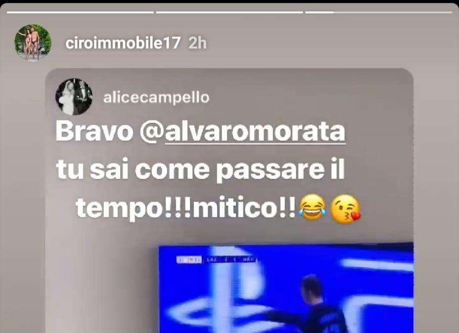 Lazio, Morata segna con Immobile alla Playstation: la reazione di Ciro - FT