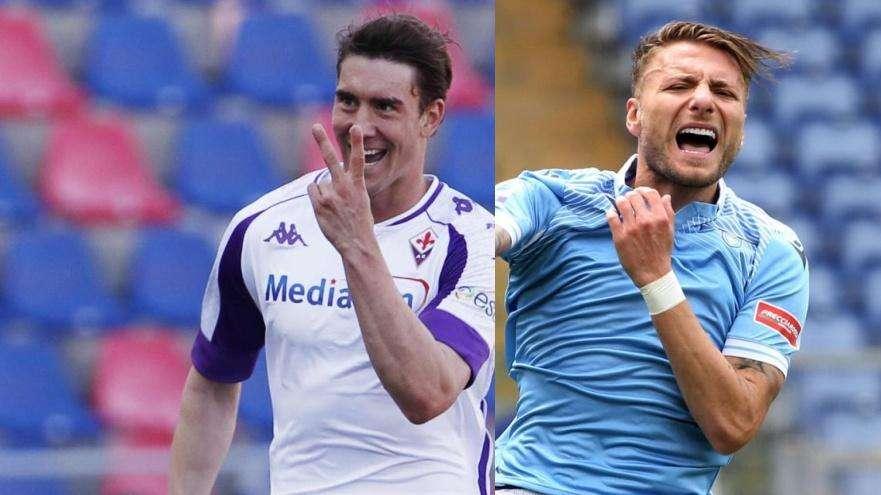 Fiorentina - Lazio, il duello dei numeri tra Immobile e Vlahovic: vince Ciro