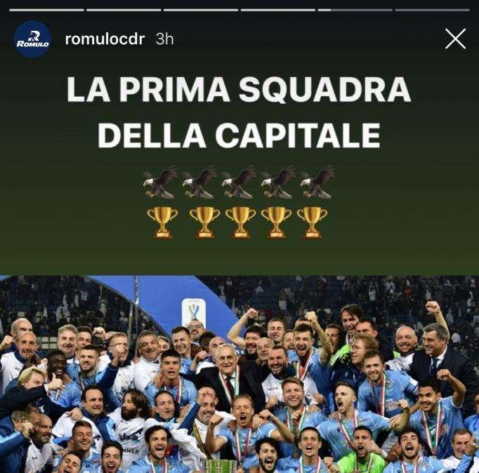 Lazio, Romulo esulta: "La prima squadra della Capitale" - FOTO