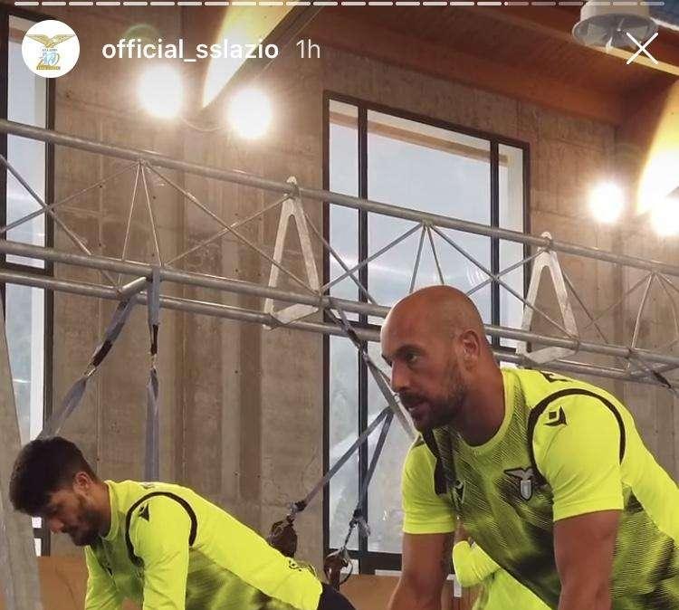 Lazio, Reina e Luis Alberto si allenano in palestra: “Legame spagnolo” - FT
