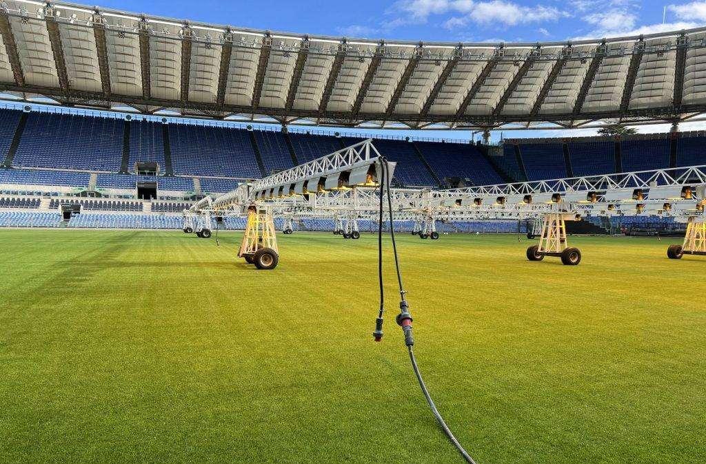Lazio, Sarri accontentato: adesso il prato dell'Olimpico è perfetto - FOTO