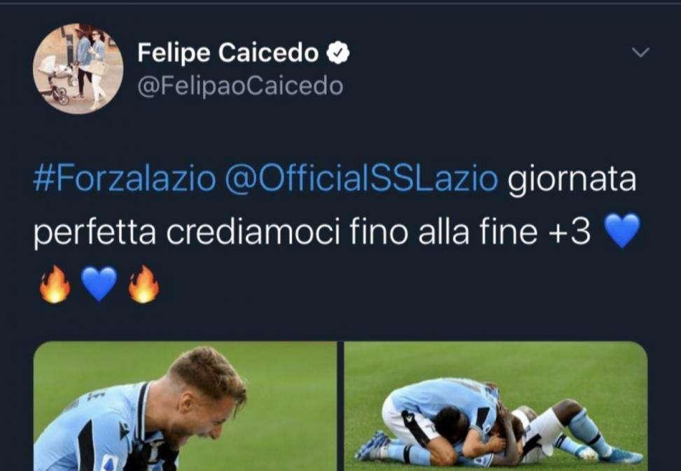Lazio, Caicedo carica ancora: "Crediamoci fino alla fine"