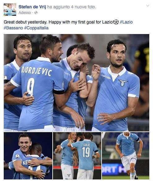 De Vrij: "Grande debutto, contento per il primo gol con la Lazio"
