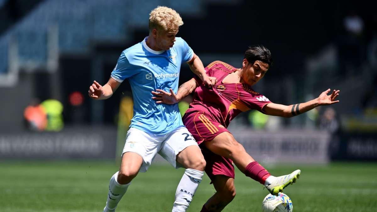 Lazio, il derby è amaro: vince la Roma con due gol di Mancini