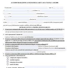 Coronavirus, l'autocertificazione rimane solo per gli spostamenti tra regioni
