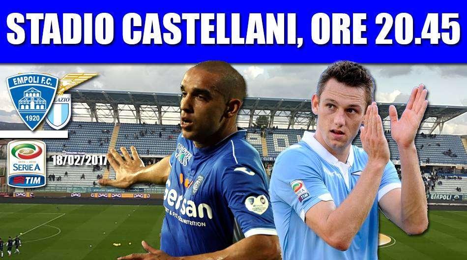 Empoli-Lazio, formazioni ufficiali: Milinkovic e Lulic titolari, de Vrij in panchina