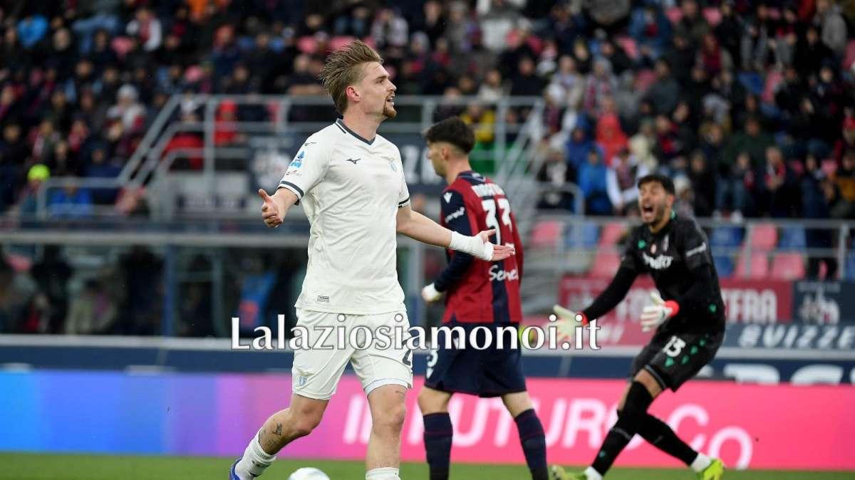 Lazio corsara, Motta (para rigore) e Taylor protagonisti: 2-0 a Bologna