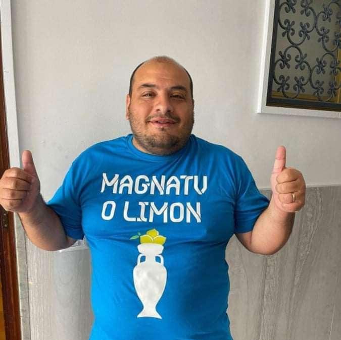 Immobile, il fratello Luigi con la maglia Magnatv o limon: "I successi sono frutto del lavoro di squadra..." - FT