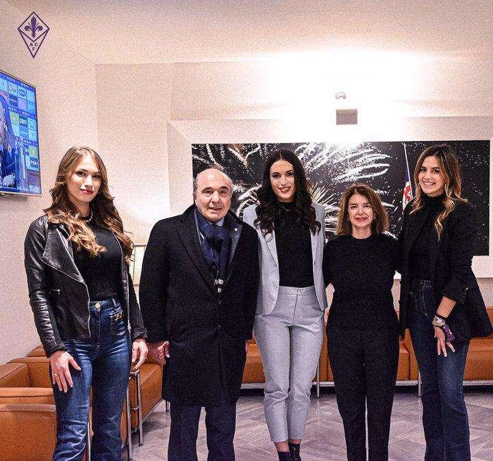 Fiorentina, il presidente Commisso incontra Greta Beccaglia