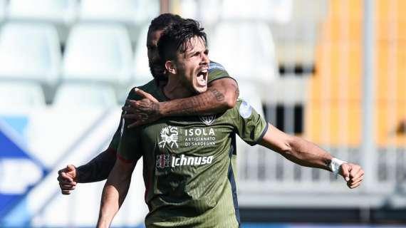 Serie A, il Cagliari vince ancora: Genoa battuto nel finale