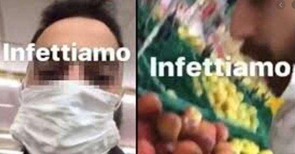 Covid-19, si toglie la mascherina e sputa sulla frutta del supermercato: denunciato