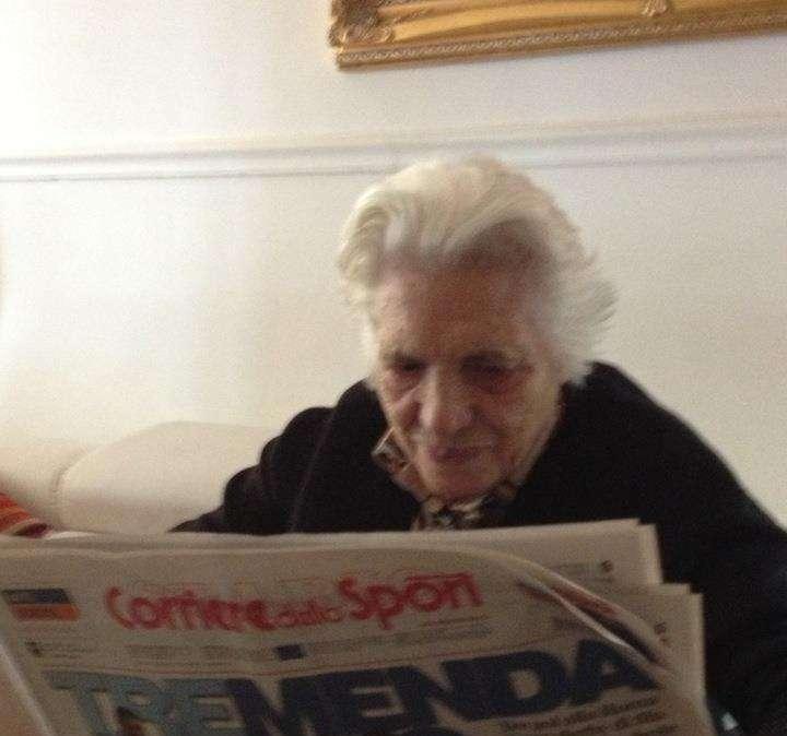 Addio Nonna Filomena! Laziale d'altri tempi