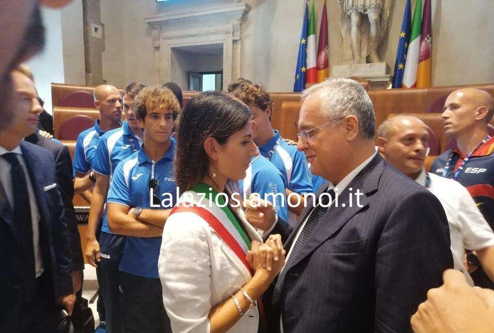 Lazio, colloquio Lotito - Raggi in Campidoglio: “Prendo un appuntamento?” - F&V
