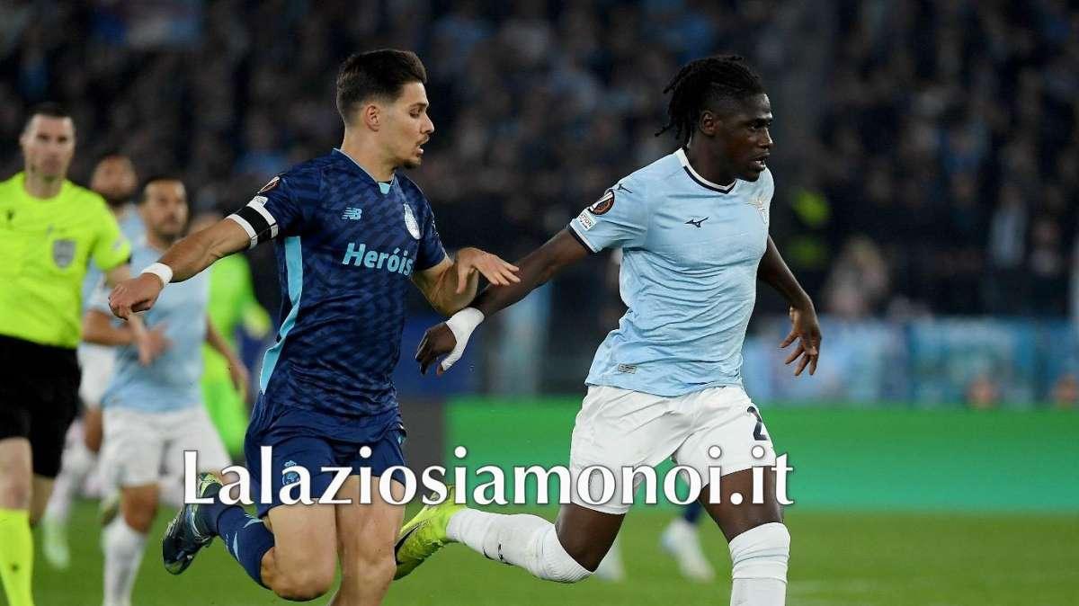 Lazio, Tchaouna dopo il Porto: "Che bella serata, grazie a tutti i tifosi" - FOTO