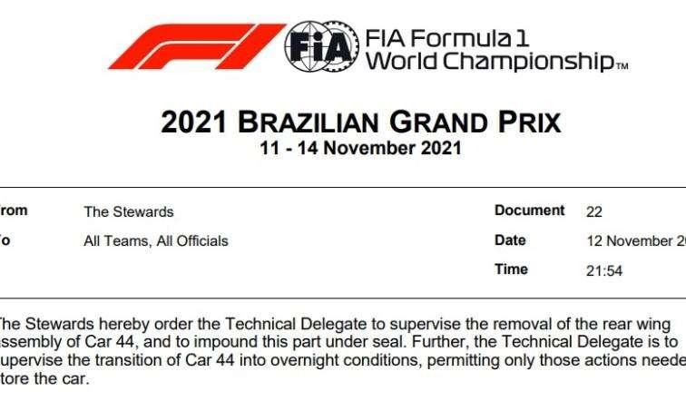 F1 | Brasile, Mercedes sequestrata, Hamilton squalificato? E Verstappen...