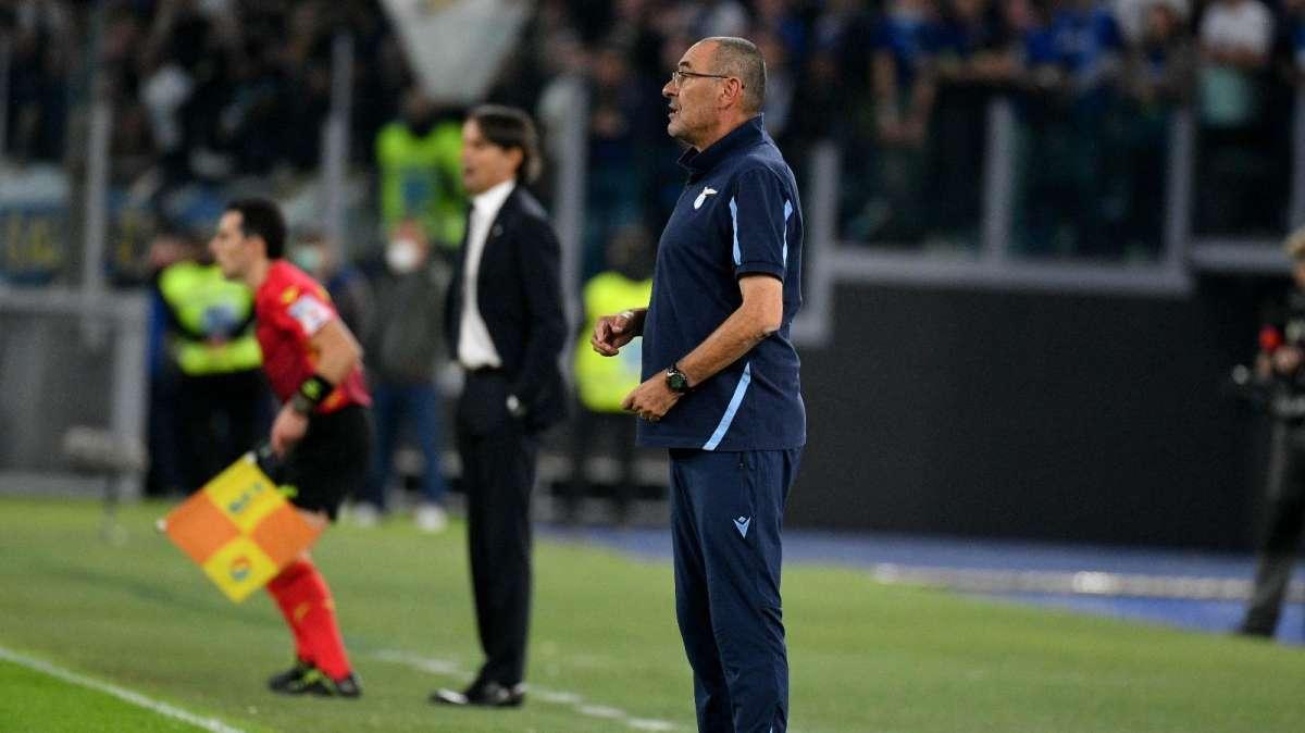 Lazio, Sarri: "Arbitri? Fossi Lotito non farei nemmeno la Conference "