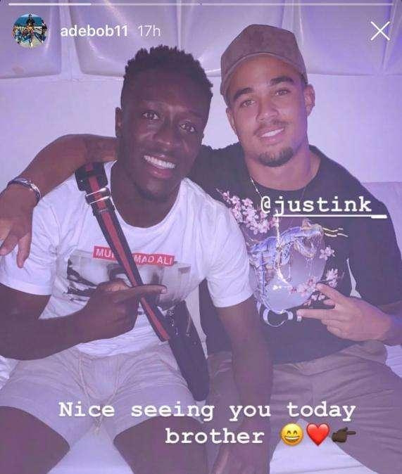 Lazio, Adekanye incontra il giallorosso Kluivert: "Bello rivederti, fratello!" 