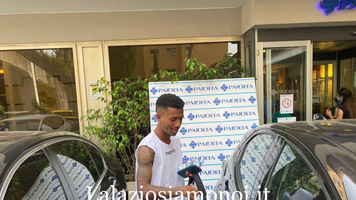 Lazio, Marcos Antonio in Paideia: visita terminata e adesso... – FOTO&VIDEO 