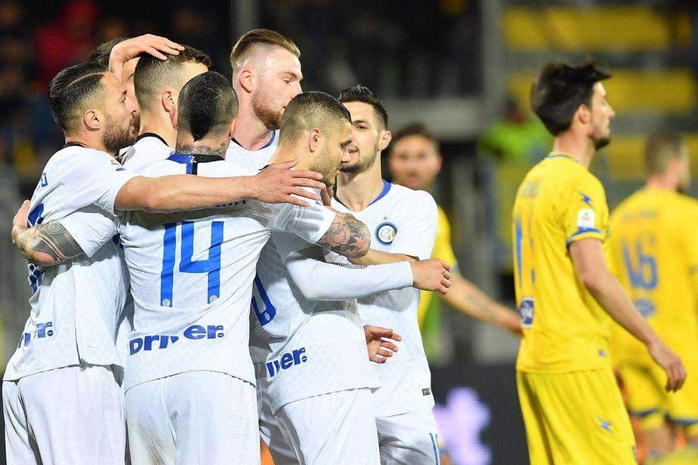 Serie A, l'Inter passa a Frosinone: tre gol e Champions più vicina