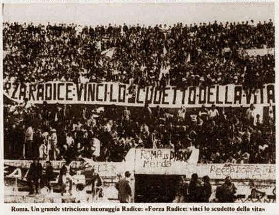 Morto Gigi Radice: quella volta che i laziali gli dedicarono uno striscione