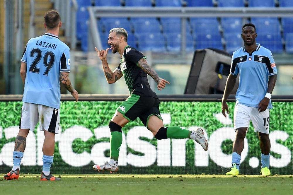 Lazio - Sassuolo, i numeri del match: è dominio neroverde