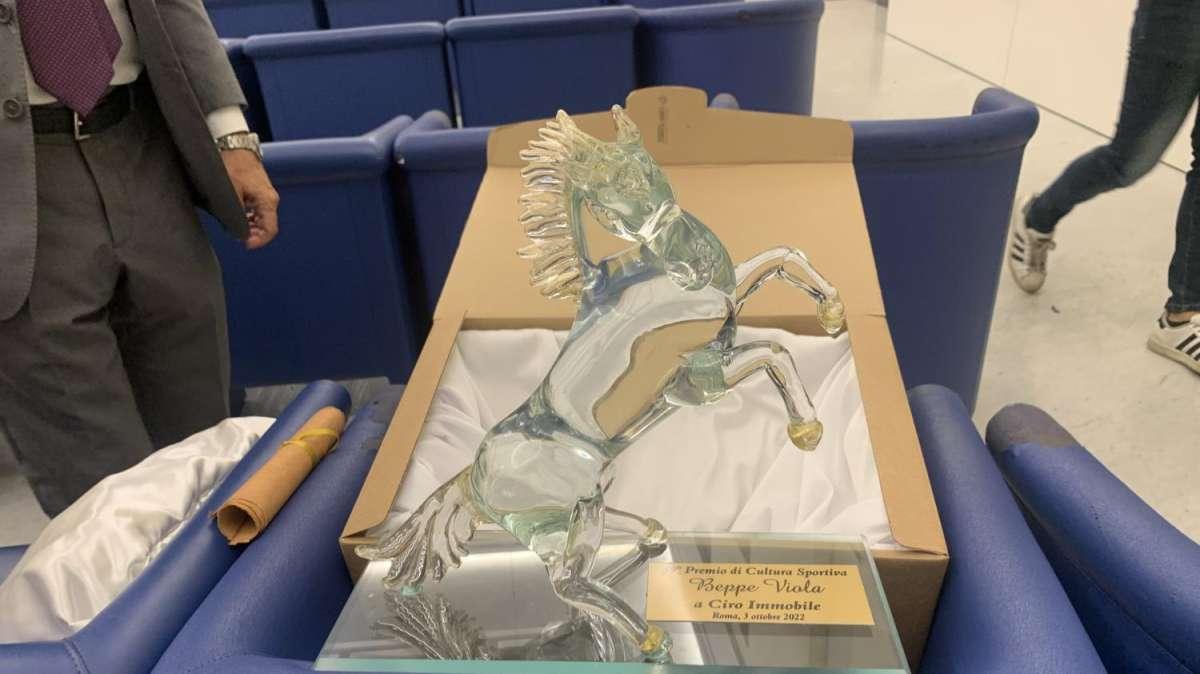 RIVIVI LA DIRETTA - Beppe Viola, premiato Immobile: le parole di Roberto Rao - FOTO