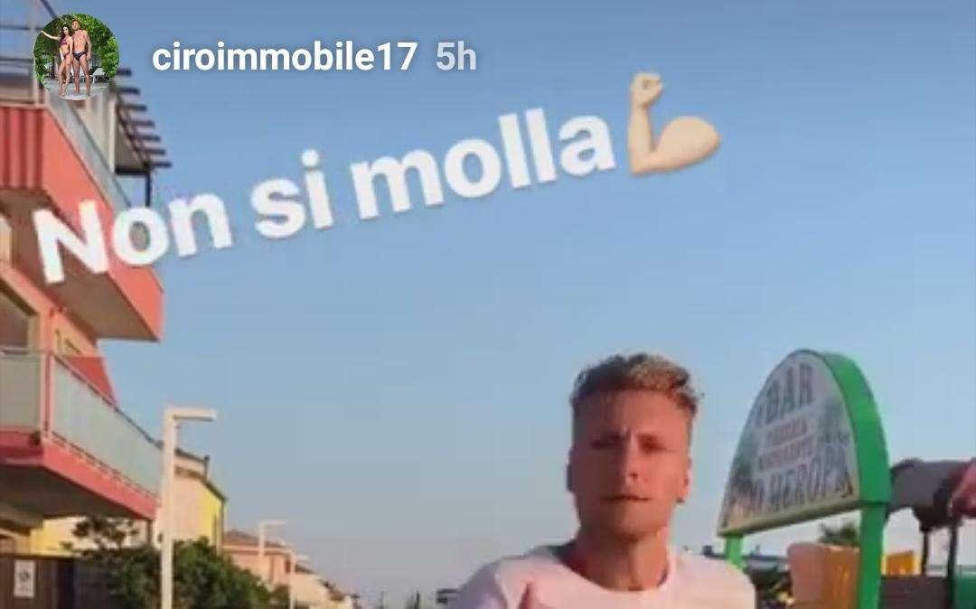 Lazio, Immobile si allena con i ragazzi di Francavilla al Mare - FOTO