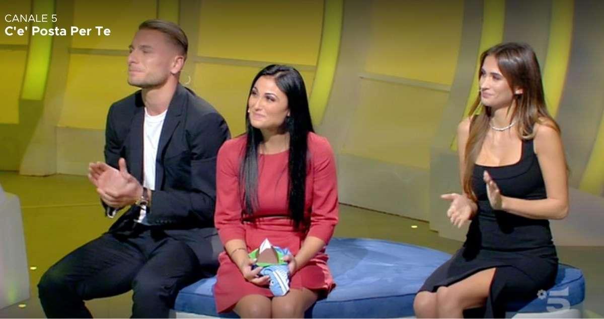 Lazio, Ciro e Jessica Immobile a C'è Posta per te: la sorpresa per Elena nel ricordo di Fabrizio - FOTO