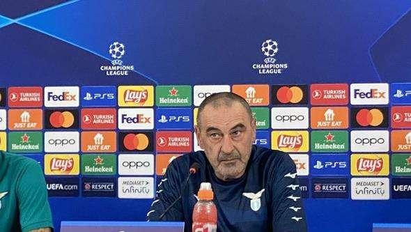 Lazio, Sarri: "Ci manca cattiveria. La Champions un onore e un piacere"