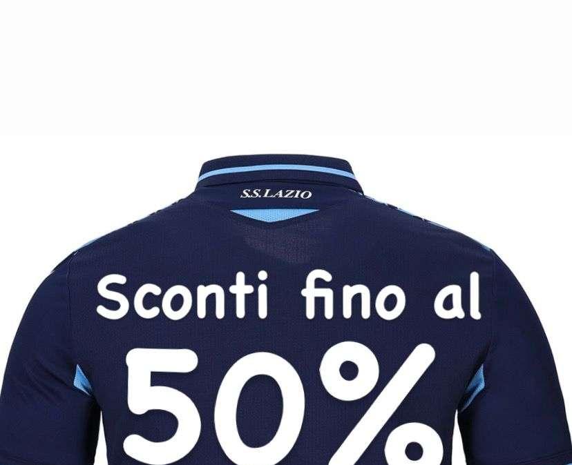 LAZIO, SCONTI FINO AL 50% SUL MATERIALE 2020/2021!