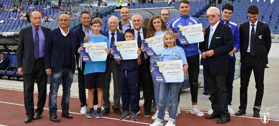 Lazio, sei studenti premiati con la borsa di studio Gian Chiarion Casoni all'Olimpico